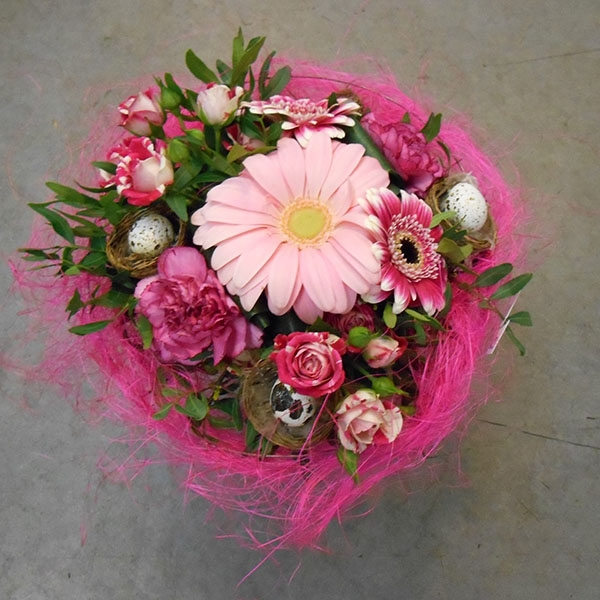 Bouquet nid rose
